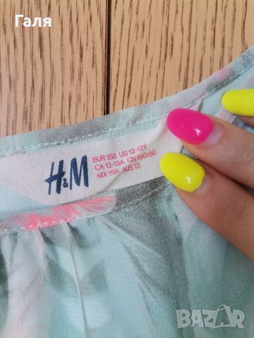 Рокля H&M, снимка 4 - Детски рокли и поли - 45415133