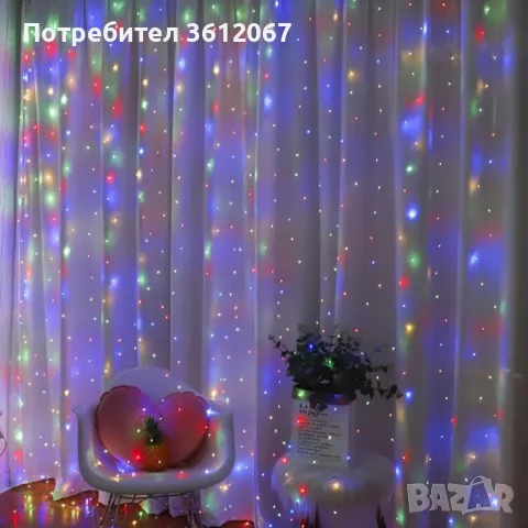 Коледни лампички LED, снимка 1 - Декорация за дома - 47897489