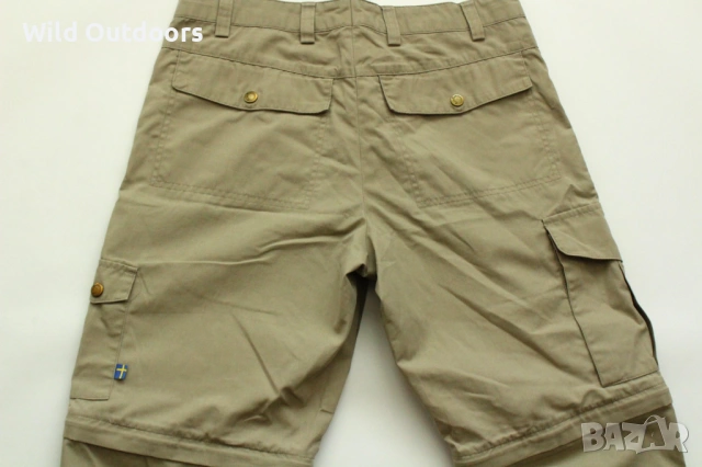 FJALLRAVEN Karl Zip-off trousers - мъжки панталон, размер 46 (S), снимка 7 - Екипировка - 54195428