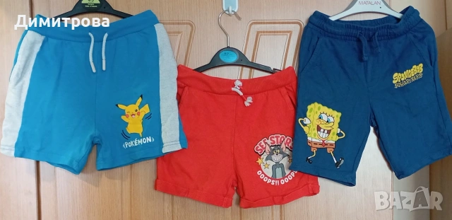 лот къси панталони размер 122см, снимка 3 - Детски къси панталони - 53747483