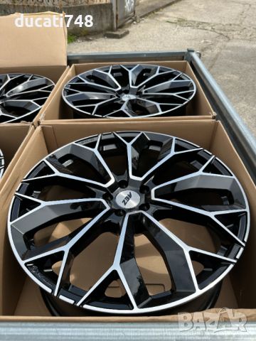 Нови Алуминиеви джанти 22" AEZ Leipzig Dark 5x112  Audi, BMW, Mercedes, снимка 1 - Гуми и джанти - 46040603