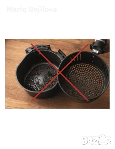 Подложка за Air Fryer 2бр. NoStik, 23.5/25.5см., Кръгла до 260°, кафяв, в плик, снимка 8 - Други - 50436049