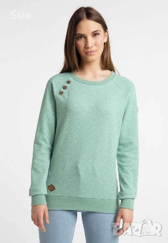 Нов ментов меланж дамски суичър