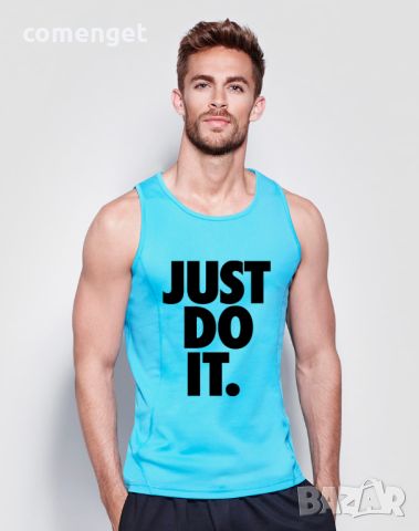 DRI-FIT! Мъжки спортни потници JUST DO IT SPORT - 6 ЦВЯТА. Или с ТВОЯ идея!, снимка 2 - Тениски - 46517653