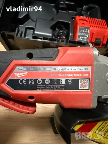 Milwaukee Fuel Ъглошлайф, снимка 6 - Други инструменти - 52465429