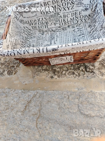 Кошници,плетени,43,38см , снимка 9 - Градински мебели, декорация  - 44237905