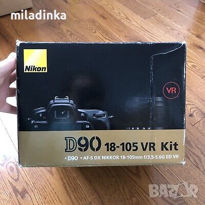 Nikon d90 с обектив, снимка 1 - Фотоапарати - 46242556