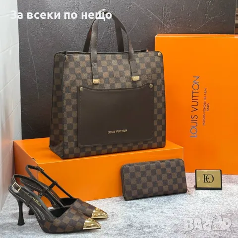 Louis Vuitton Дамски Обувки На Ток Луис Витон - Налични Различни Цветове Код D1860, снимка 7 - Дамски обувки на ток - 49159040