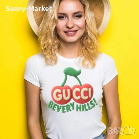 Дамска тениска GUCCI / Гучи с къс ръкав XS-4XL