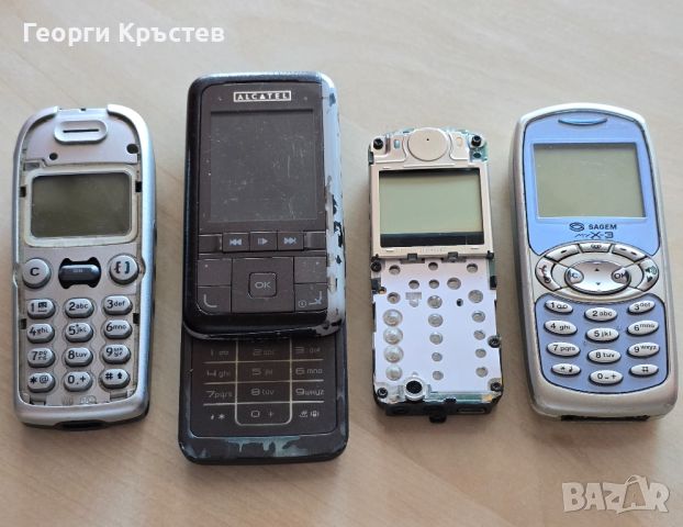 Alcatel OT311 и C825, Motorola C330 и Sagem X-3 - за ремонт или части, снимка 1 - Други - 46216164