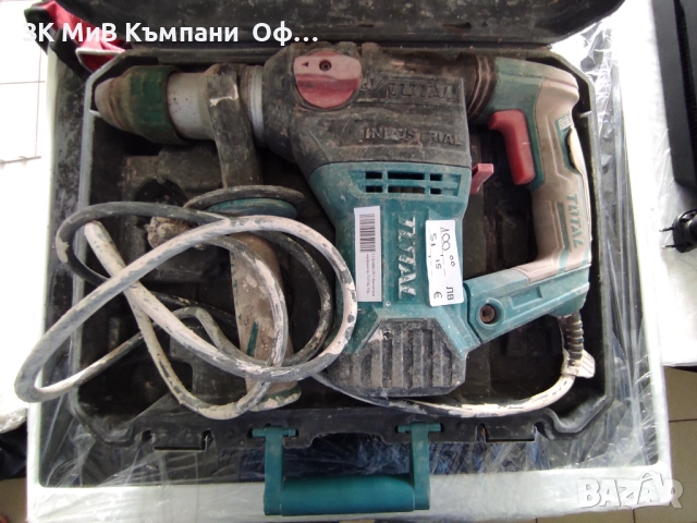 Перфоратор TOTAL Industrial – 1500W, в куфар