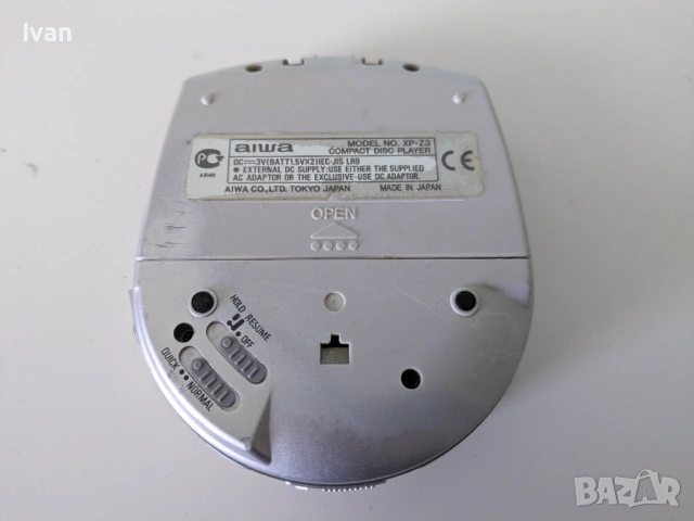 Супер рядък AIWA XP-Z3 Mini CD MP3 Player, снимка 9 - MP3 и MP4 плеъри - 53746503