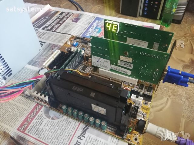 Дънна платка Gigabyte GA-6VA REV 3.0 Slot1 +RAM, снимка 8 - Дънни платки - 46722725