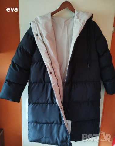 Дамско зимно двулицево яке, размер Л, снимка 9 - Якета - 52120759