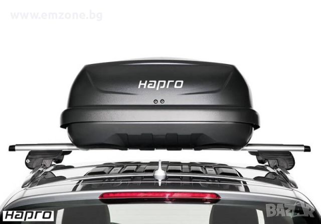 Автобокс HAPRO Traxer 5.6 Anthracite - Черен мат Кутия Багажник за Автомобил, снимка 4 - Аксесоари и консумативи - 45961794