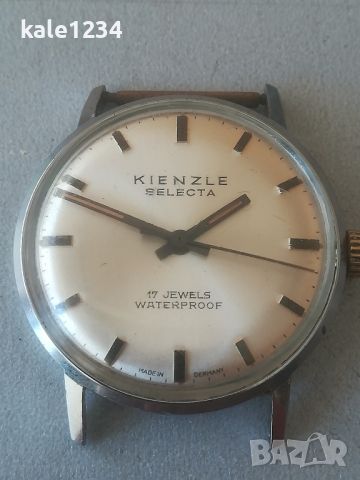 Часовник KIENZLE Selecta. Germany. Vintage watch 1960. Механичен механизъм. Мъжки. Водоустойчив 