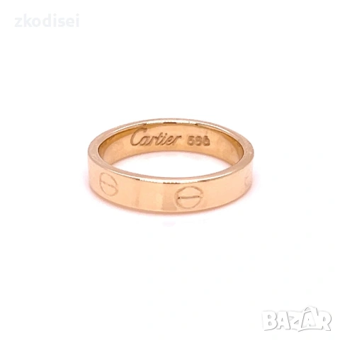 Златен дамски пръстен Cartier 1,18гр. размер:50 14кр. проба:585 модел:37773-6