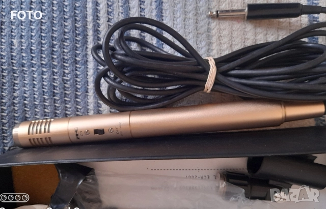 AK microfone ECM-2001, снимка 2 - Микрофони - 52837502