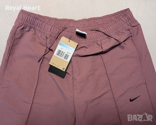 Нов! Панталон Nike Mid-Rise Open-Hem Pants 'Smokey Mauve' | M, снимка 4 - Панталони - 46021772