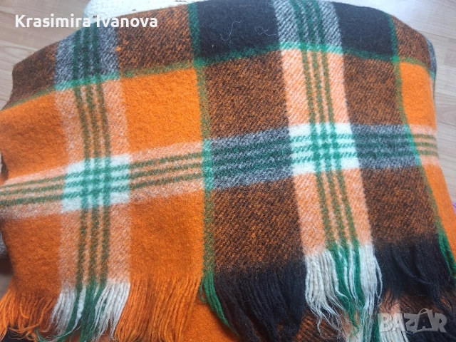 ново одеяло 1.60/2.00,100 %вълна , снимка 3 - Други - 54160142