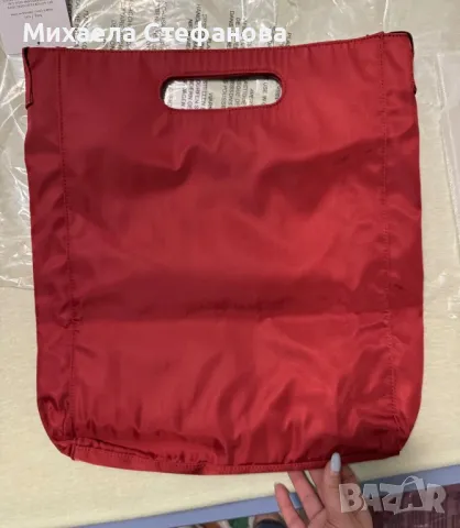 Червена дамска чанта Calvin Klein, снимка 3 - Чанти - 50384114
