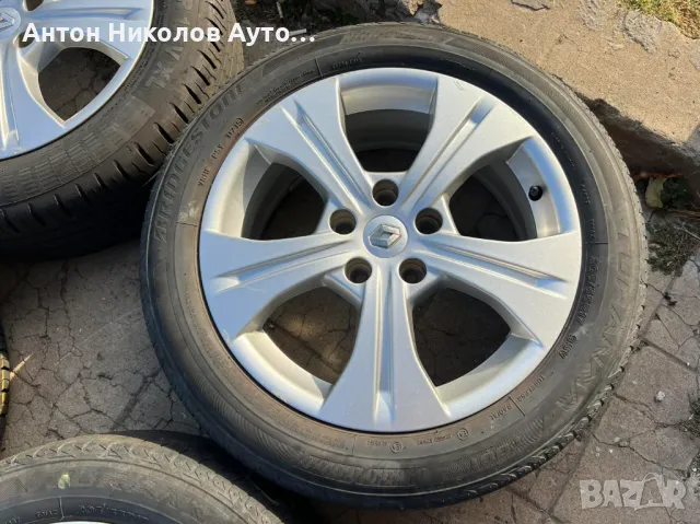 Лети Джанти 5х114.3 17 цола Renault Nissan Dacia 5x114.3 ET 49 J 7 Централен отвор 66.1 Оригинални , снимка 3 - Гуми и джанти - 48040595