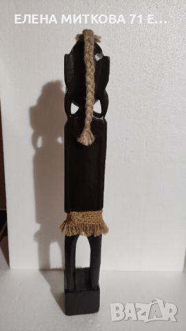 3 леки дървени статуетки африкански фигури, снимка 8 - Статуетки - 45560726