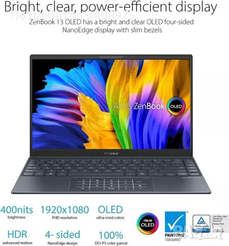 ASUS ZenBook 13 OLED UX325A, снимка 1 - Лаптопи за работа - 46567730