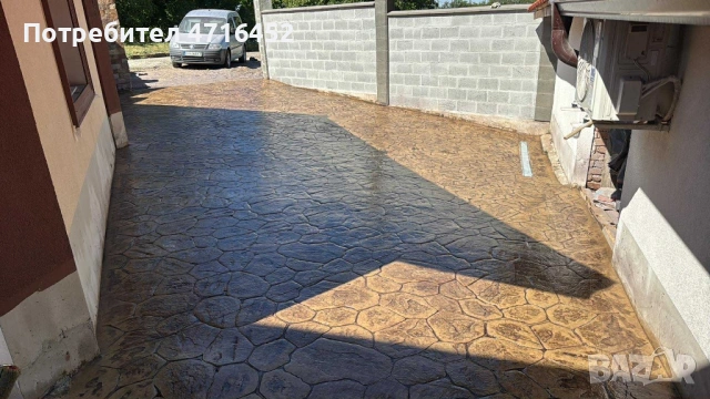 Щампован шлайфан бетон топ, снимка 6 - Други - 53191916