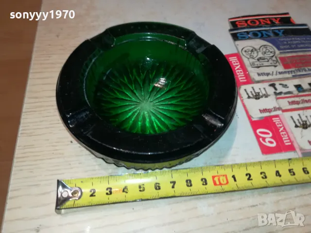 ЗЕЛЕН ПЕПЕЛНИК 1405251020, снимка 14 - Антикварни и старинни предмети - 50281229