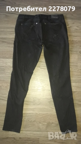 Дамски черни дънки, снимка 6 - Дънки - 51623893