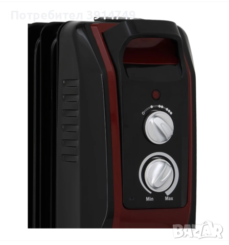 НОВ Електрически маслен радиатор,2500W,13 Ребра,3 Нива,Защита прегряване/замръзване, снимка 6 - Радиатори - 52816374