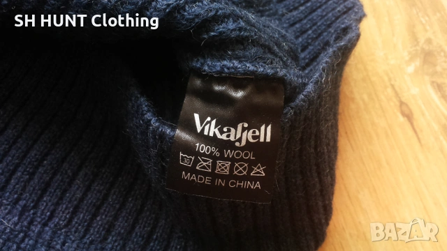 Vikafjell Varm Ullgenser Sweater 100% Wool размер L вълнена блуза - 2226, снимка 14 - Пуловери - 53624055
