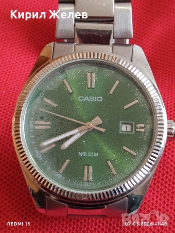 Класически модел мъжки часовник CASIO много красив стилен 53752