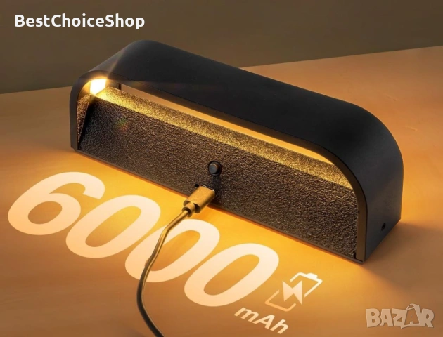 Презареждащи се стенни лампи 2 броя LED светлина, 3 цветови температури, снимка 7 - Лампи за стена - 53397452