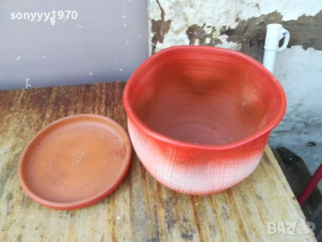 КЕРАМИЧНА САКСИЯ КАШПА 1910251235, снимка 10 - Саксии и кашпи - 52105506