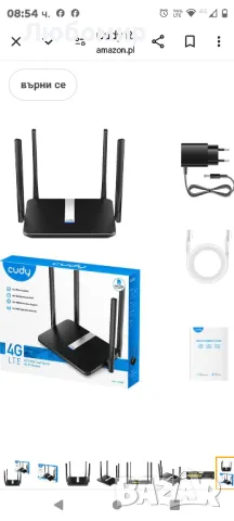 Рутер Cudy LT500 4G LTE ac1200, снимка 7 - Рутери - 47035596