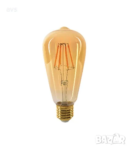 LED крушка 8W ST64 2500K филамент VITO E27, снимка 1 - Крушки - 48383325