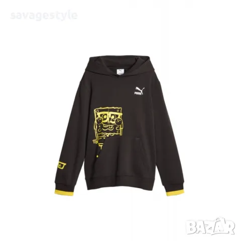 Детско спортно горнище PUMA x Spongebob Squarepants Hoodie Black, снимка 1 - Детски анцузи и суичери - 47685590