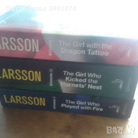 Трилогията на Ларсон,Момичето с татуирания дракон,на английски език , снимка 5 - Художествена литература - 45955809