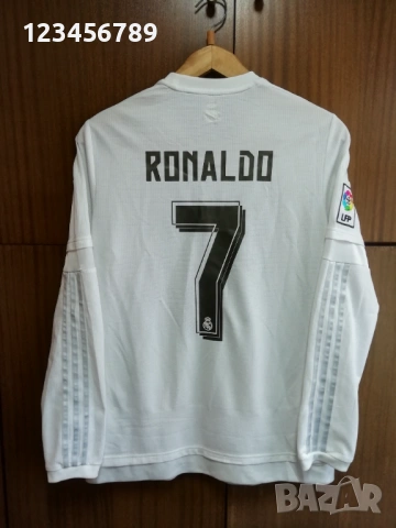 Real Madrid Ronaldo 2015/2016 adidas оригинална тениска фланелка екип Реал Мадрид Кристиано Роналдо 