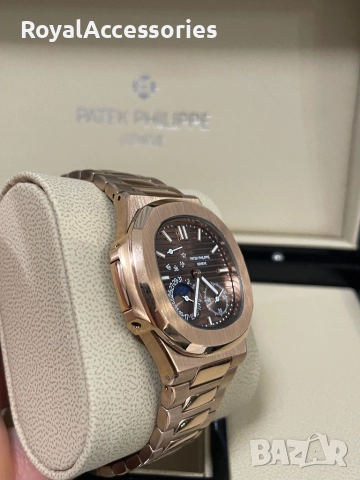 Patek Philippe nautilus chocolate dial, снимка 2 - Мъжки - 52485466