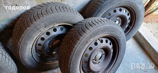 зимни гуми195/65/15-4бр. с джанти 15x6JCHx45-4бр., снимка 5 - Гуми и джанти - 51945785