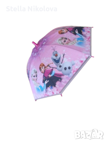 Детски чадър,Фрозен,75см диаметър, снимка 1 - Чадъри - 37423530