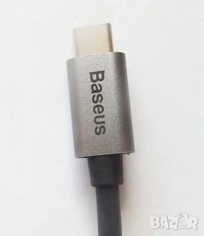 Кабел Baseus, Type-C към Type-C, 66W, 80 см, снимка 1 - USB кабели - 47462199