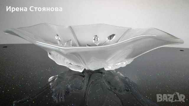 Кристална фруктиера ESPRIT FRUIT BOWL MIKASA,  W. Germany. , снимка 4 - Чинии - 45350780