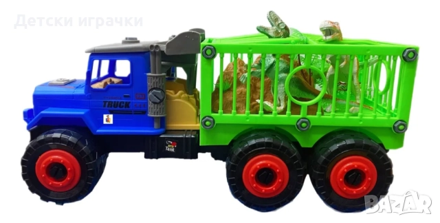 Сглобяем камион играчка с динозаври и инструменти 42см, снимка 2 - Коли, камиони, мотори, писти - 52657202