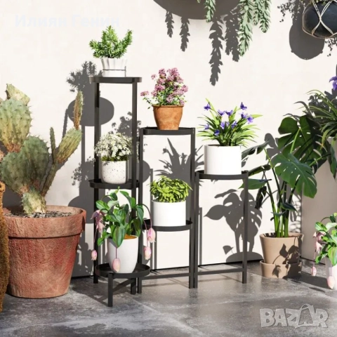 Поставка за саксии Outsunny, снимка 8 - Декорация за дома - 51939618