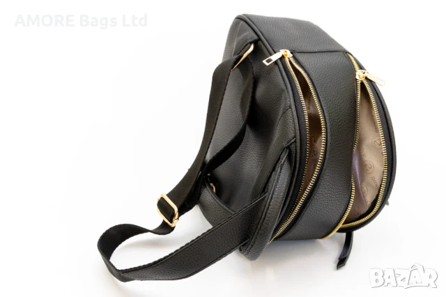 Дамска раница AMORE Martina - Black, снимка 7 - Раници - 50656759