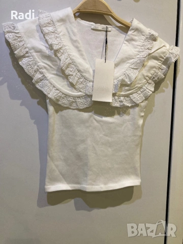 Нова тениска ZARA XS , снимка 2 - Тениски - 54011128